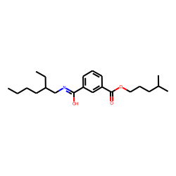 Isophthalic acid, monoamide, N-(2-ethylhexyl)-, isohexyl ester