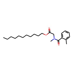 Sarcosine, N-(2-methylbenzoyl)-, undecyl ester