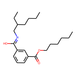 Isophthalic acid, monoamide, N-(2-ethylhexyl)-, hexyl ester