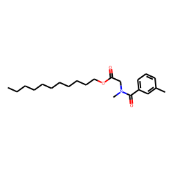 Sarcosine, N-(3-methylbenzoyl)-, undecyl ester