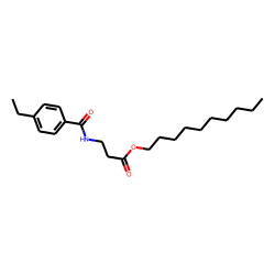 «beta»-Alanine, N-(4-ethylbenzoyl)-, decyl ester