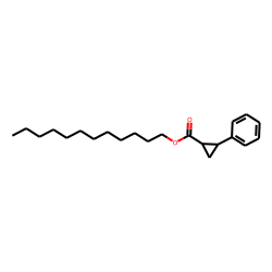 Cyclopropanecarboxylic acid, trans-2-phenyl-, dodecyl ester