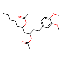 1-(3,4-Dimethoxyphenyl)decane-3,5-diyl diacetate