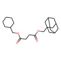 Succinic acid, (adamant-1-yl)methyl cyclohexylmethyl ester