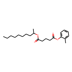 Glutaric acid, dec-2-yl 2-methylphenyl ester