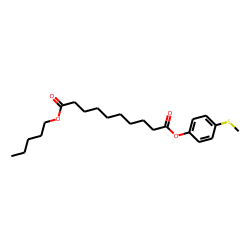 Sebacic acid, 4-methylthiobenzyl pentyl ester