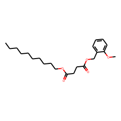 Succinic acid, decyl 2-methoxybenzyl ester