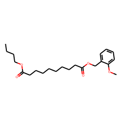 Sebacic acid, butyl 2-methoxybenzyl ester