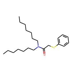 Phenylthioacetamide, N,N-diheptyl-