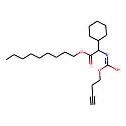 Glycine, 2-cyclohexyl-N-(but-3-yn-1-yl)oxycarbonyl-, nonyl ester