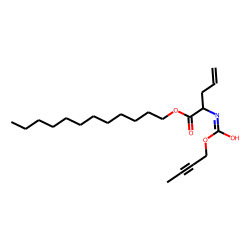 2-Aminopent-4-enoic acid, N-(but-2-yn-1-yloxycarbonyl)-, dodecyl ester