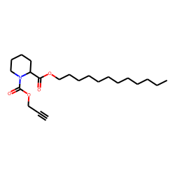 Pipecolic acid, N-propargyloxycarbonyl-, dodecyl ester