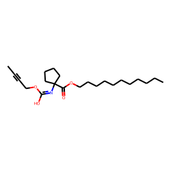1-Aminocyclopentanecarboxylic acid, N-(but-2-yn-1-yloxycarbonyl)-, undecyl ester