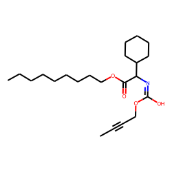 Glycine, 2-cyclohexyl-N-(but-2-yn-1-yl)oxycarbonyl-, nonyl ester