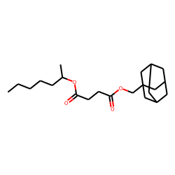 Succinic acid, (adamant-1-yl)methyl hept-2-yl ester