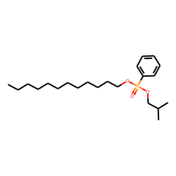Phenylphosphonic acid, dodecyl isobutyl ester