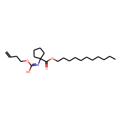 1-Aminocyclopentanecarboxylic acid, N-(but-3-en-1-yloxycarbonyl)-, undecyl ester
