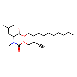 L-Leucine, N-methyl-N-(but-3-yn-1-yloxycarbonyl)-, decyl ester
