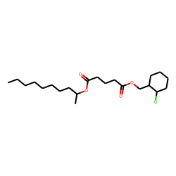 Glutaric acid, (2-chlorocyclohexyl)methyl dec-2-yl ester