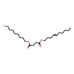 Succinic acid, 8-chlorooctyl dec-4-en-1-yl ester