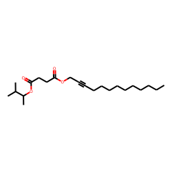 Succinic acid, tridec-2-yn-1-yl 3-methylbut-2-yl ester