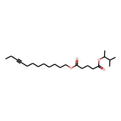 Glutaric acid, 3-methylbut-2-yl dodec-9-yn-1-yl ester