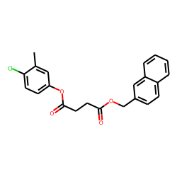 Succinic acid, 4-chloro-3-methylphenyl 2-naphthylmethyl ester