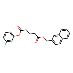 Glutaric acid, naphth-2-ylmethyl 3-fluorophenyl ester