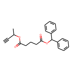 Glutaric acid, but-3-yn-2-yl diphenylmethyl ester
