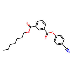 Isophthalic acid, 4-cyanophenyl heptyl ester