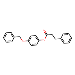 3-Phenylpropionic acid, 4-benzyloxyphenyl ester