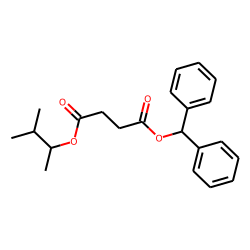 Succinic acid, 3-methylbut-2-yl diphenylmethyl ester