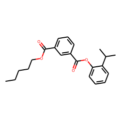 Isophthalic acid, 2-isopropylphenyl pentyl ester