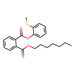 Phthalic acid, heptyl 2-(methylthio)phenyl ester