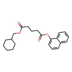 Glutaric acid, cyclohexylmethyl 1-naphthyl ester