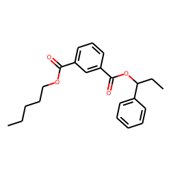 Isophthalic acid, pentyl 1-phenylpropyl ester