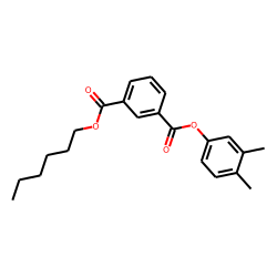 Isophthalic acid, 3,4-dimethylphenyl hexyl ester