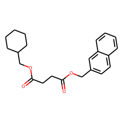 Succinic acid, cyclohexylmethyl 2-naphthylmethyl ester