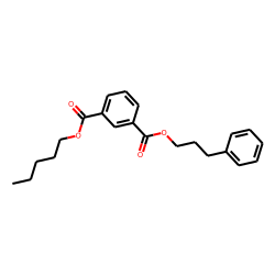 Isophthalic acid, pentyl 3-phenylpropyl ester