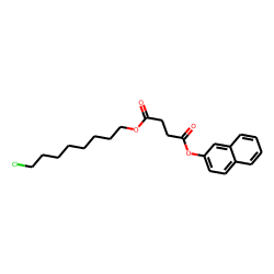 Succinic acid, 8-chlorooctyl 2-naphthyl ester