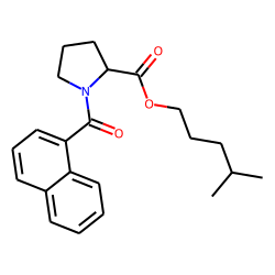 L-Proline, N-(1-naphthoyl)-, isohexyl ester