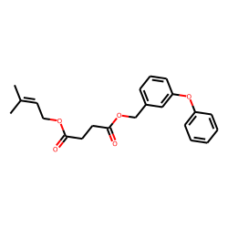 Succinic acid, 3-methylbut-2-en-1-yl 3-phenoxybenzyl ester