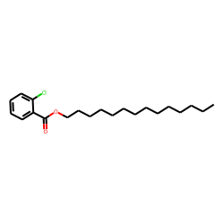 2-Chlorobenzoic acid, tetradecyl ester