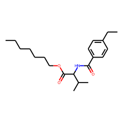 L-Valine, N-(4-ethylbenzoyl)-, heptyl ester