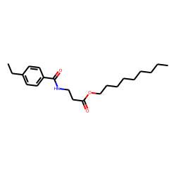 «beta»-Alanine, N-(4-ethylbenzoyl)-, nonyl ester