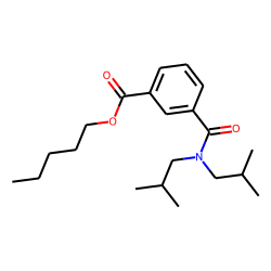 Isophthalic acid, monoamide, N,N-diisobutyl-, pentyl ester