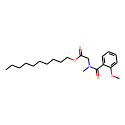 Sarcosine, N-(2-methoxybenzoyl)-, decyl ester