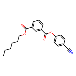 Isophthalic acid, 4-cyanophenyl hexyl ester