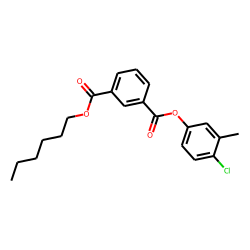 Isophthalic acid, 4-chloro-3-methylphenyl hexyl ester