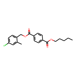 Terephthalic acid, 4-chloro-2-methylbenzyl pentyl ester